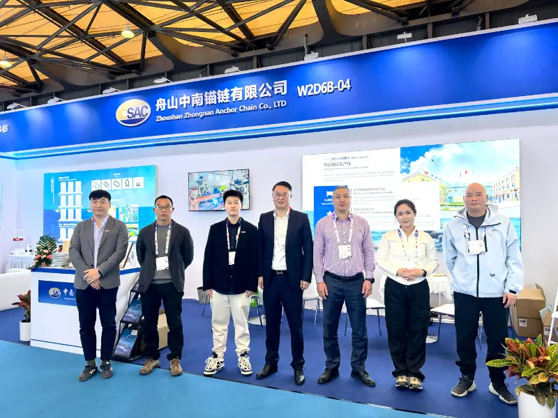 MARINTEC 2025 இல் Zhoushan Zhongnan ஆங்கர் செயின்: ஷாங்காயில் ஒரு வெற்றிகரமான பங்கேற்பு